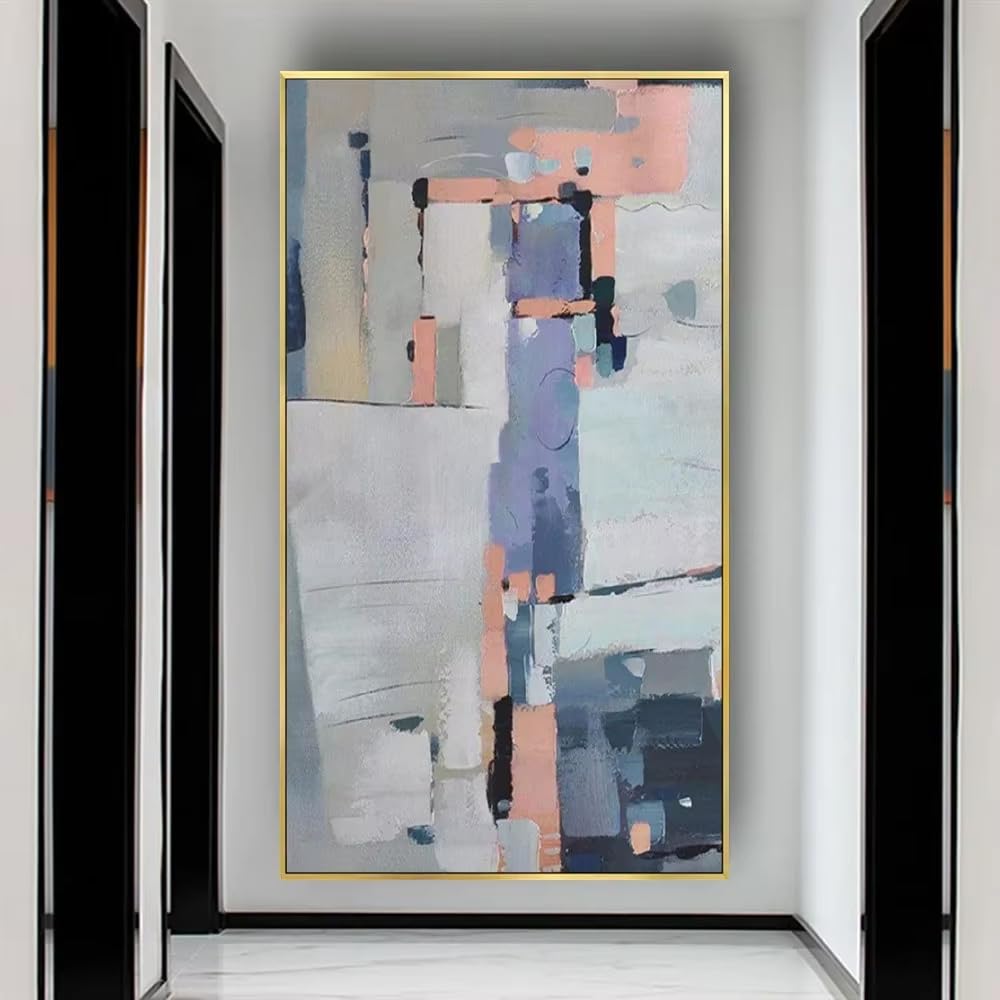 DFZEWKI Abstract Graffiti Painting on Canvas Modern Nordic Wall Art for Living Room Bedroom Home Decor Wall Decor Posters(75x150cm(30x59in)/No frame)