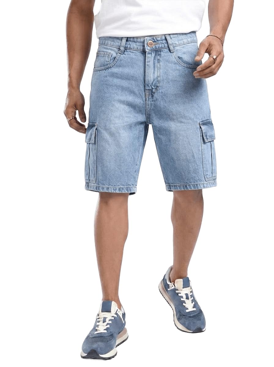 acuan Men's Denim Shorts-picture-45