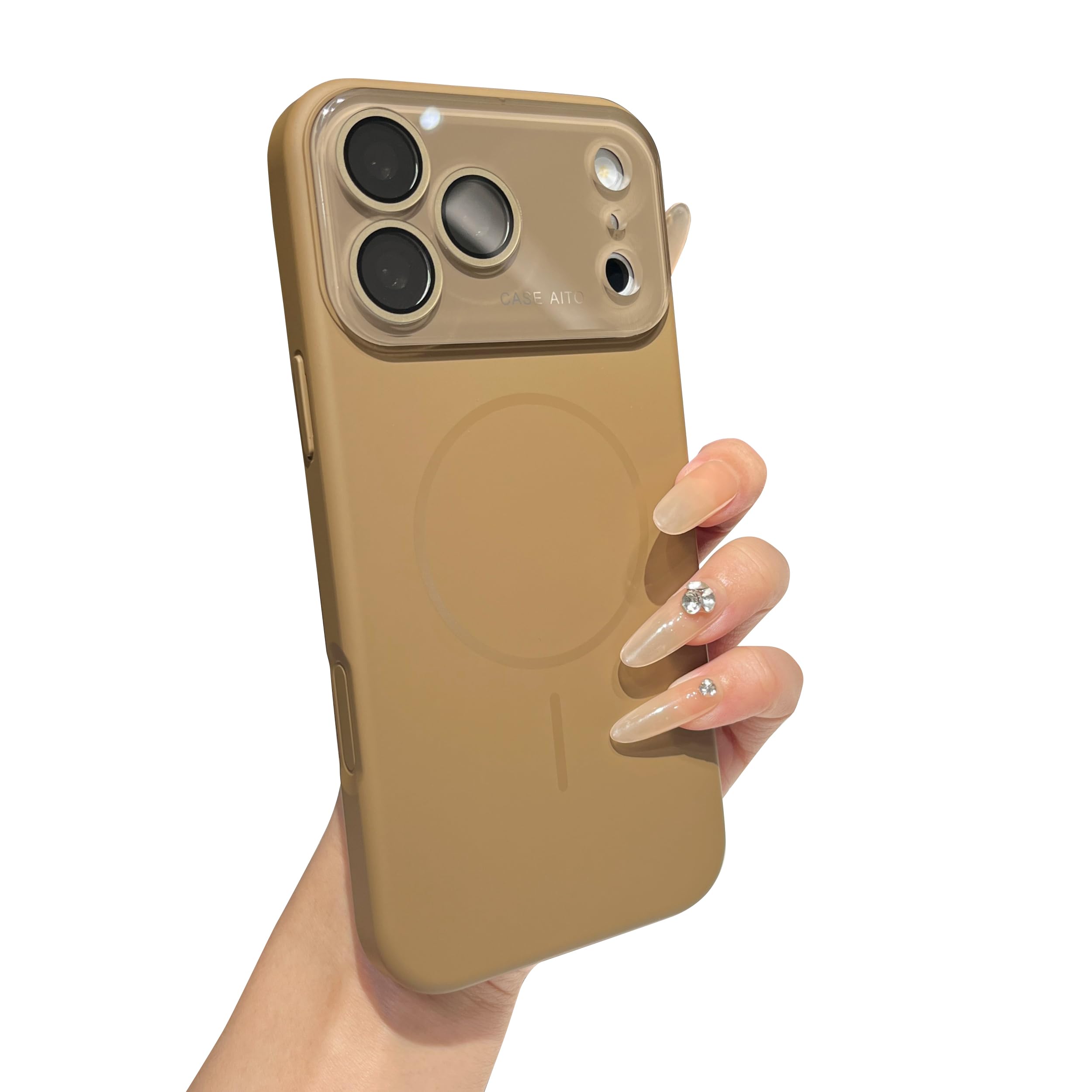 Coque iPhone 17 Pro Max marron Caseative silicone pour éviter les rayures - 7