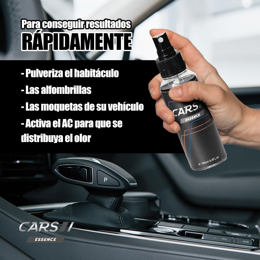 Ambientador para Coche 100ml | Perfume para Vehículos | Tu Coche con Olor Fresco y Duradero | Neutraliza y Elimina los olores
