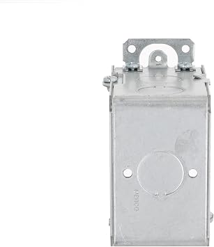 RACO 8590 3-1/2-Inch Deep Switch Electrical Box, Gangable with Plaster Ears and (8) 1/2-Inch Knockouts, 3-Inch x 2-Inch