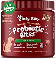 Vista 10 de Zesty Paws Probiótico para perros – Probióticos para la flora intestinal, salud digestiva, diarrea ocasional y soporte intestinal – Clínicamente