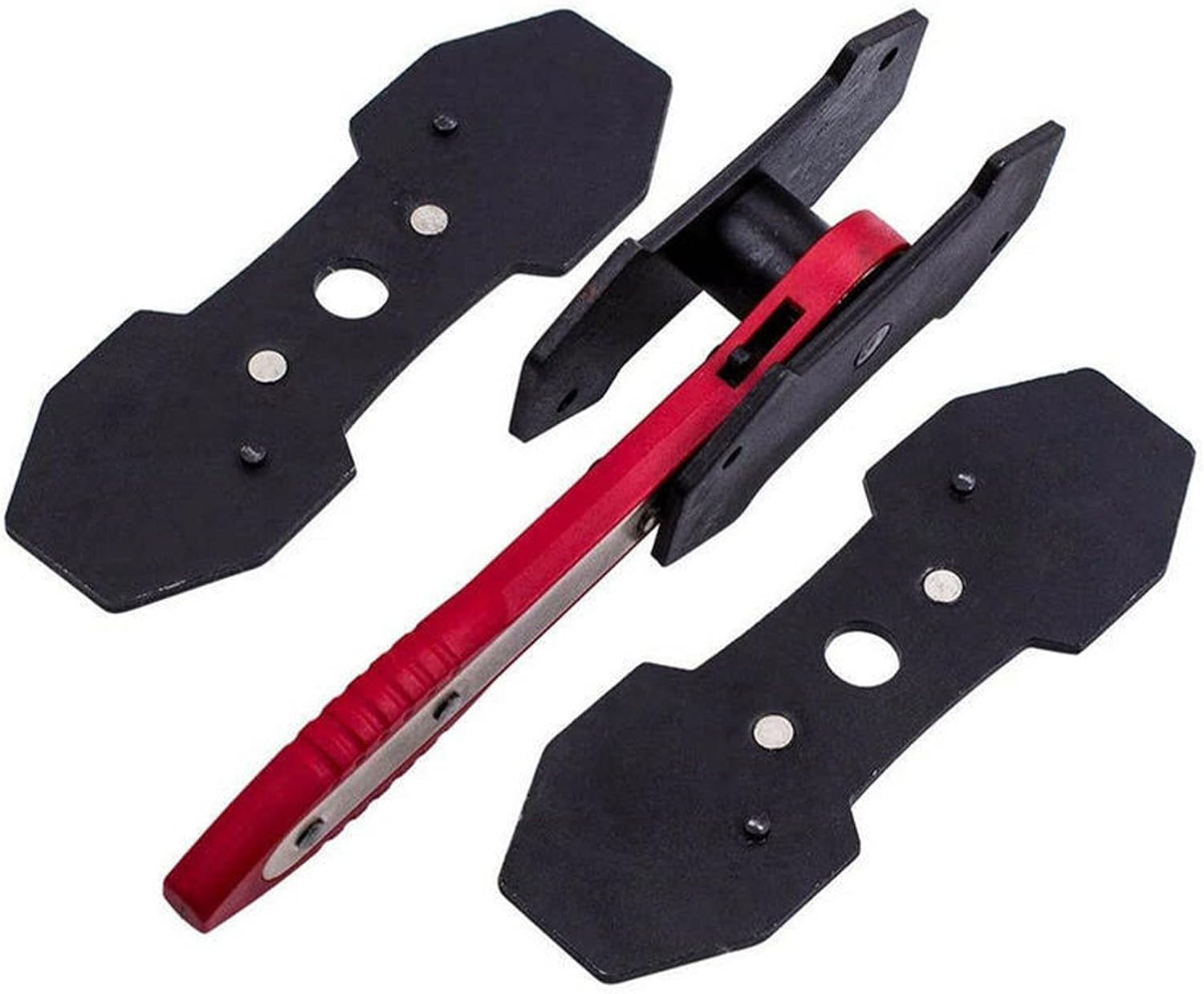 Keenso Brake Caliper Press Tool Efficient Ratchet Piston Spreader for Repairing Fixed Floating Calipers with Labor Saving Design and Antislip Grip for Most (Large, Dual Color)