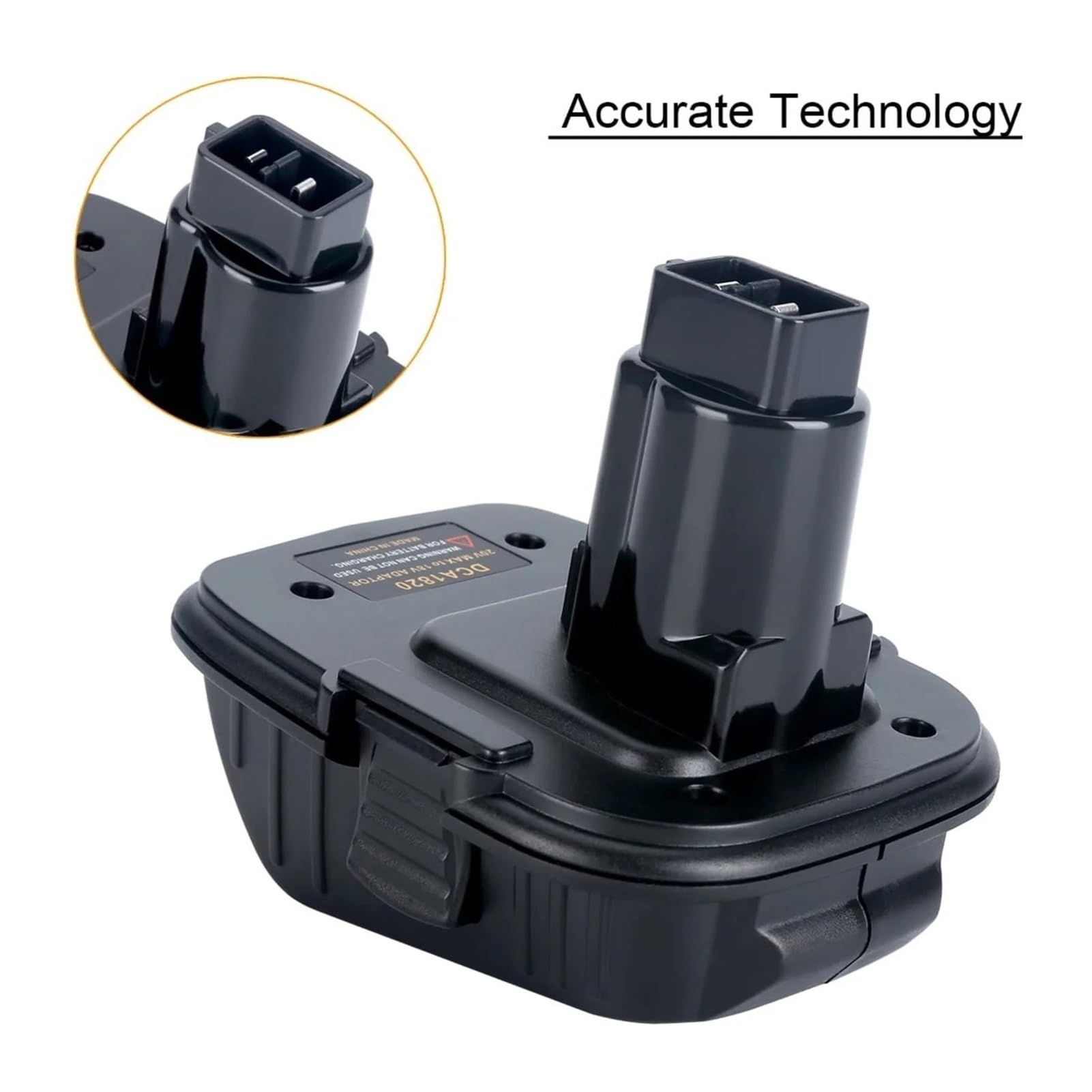 Adaptador de batería de 20V DCA1820 Compatible con Herramientas Dewalt de 18V, conversión de Litio for DC9096 DE9098 DE9096 con USB