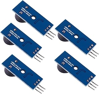 BRIGHTFUFU 5pcs Module 3.3-5V Buzzer Module PCB Active Beep Tone Alarm Active Beep Tone Alarm 3.3-5V Beep Tone Alarm Electronic Building Blocks Control Panel Buzzer