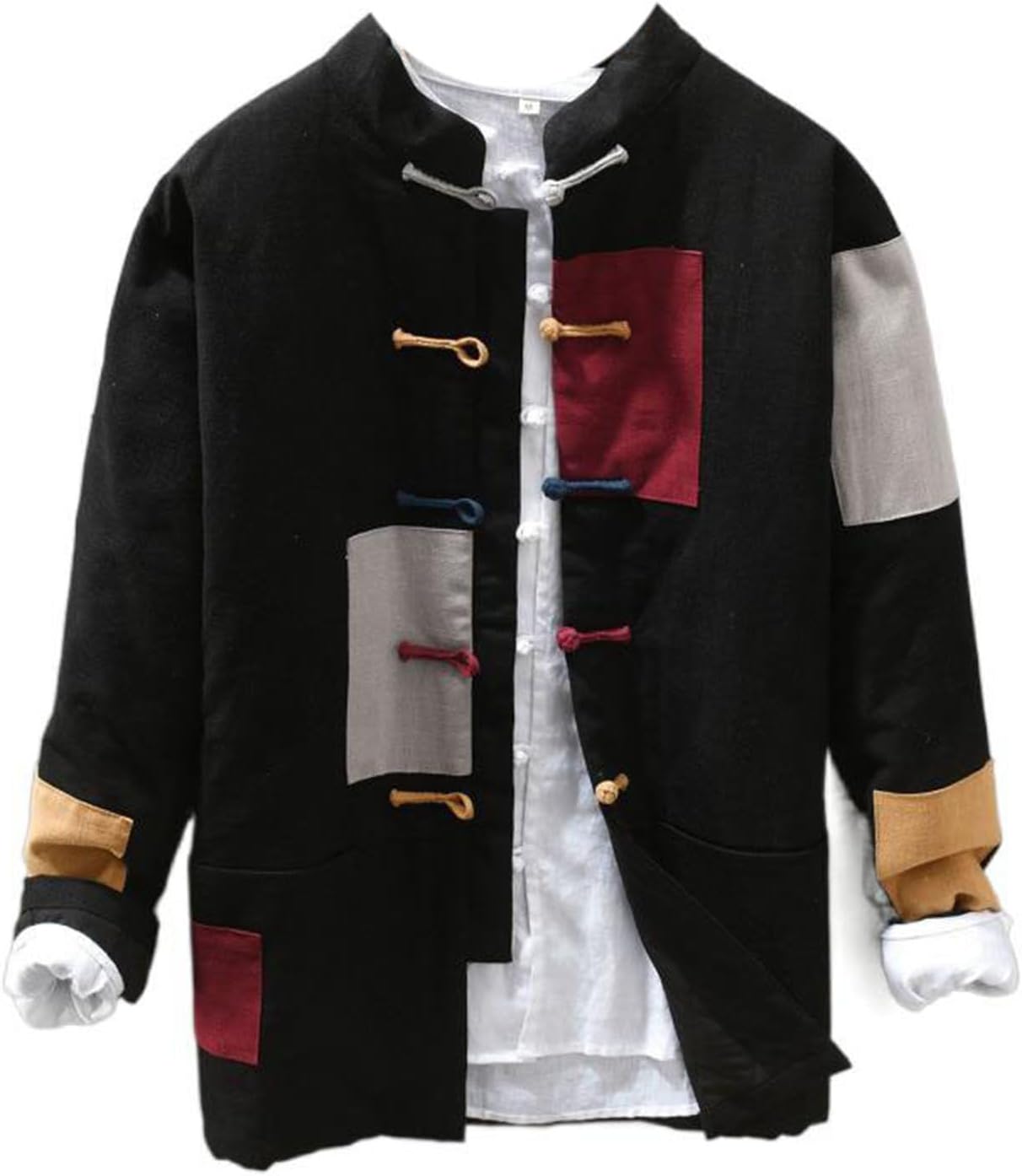 Autumn and winter stand collar casual cotton jacket men's warm loose jacket