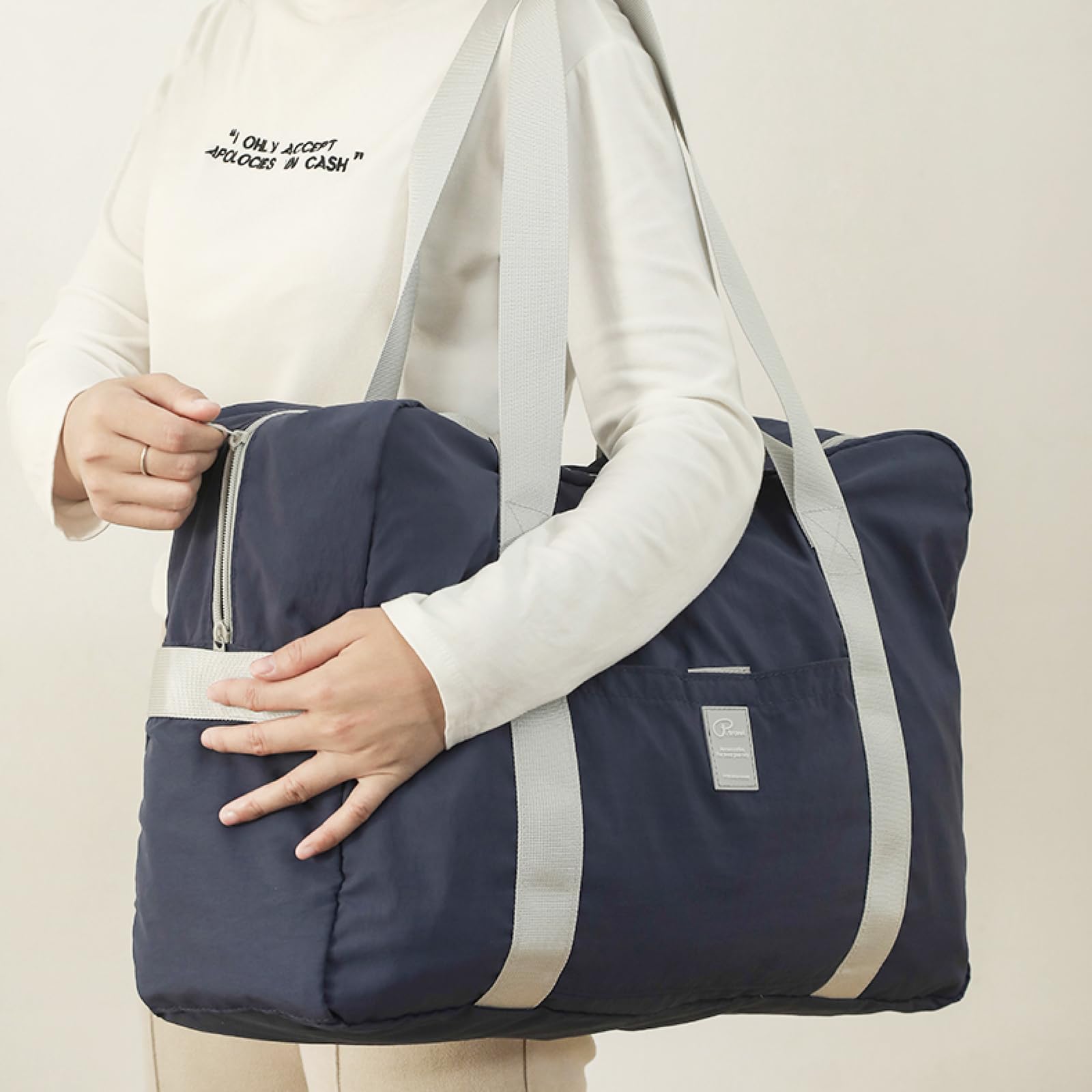 TRIWONDER Sac de Voyage Pliable Sac de Sport Léger pour Homme Femme Avion Cabine Vacance Gym