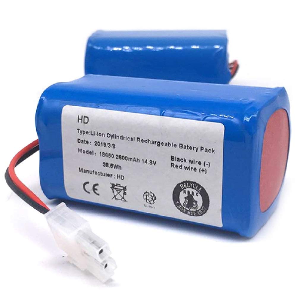 Batteria ricaricabile DTP 18650 4 s1p 14.8v 2600mAh agli ioni di litio per Robot spazzante