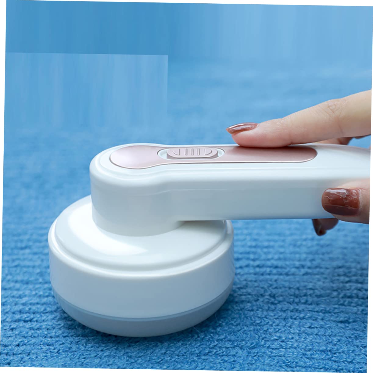 2 Piezas Afeitadora Eléctrica USB Recargable para Quitapelusas de Tela con Batería para Hogar y Tiendas de Duradero y Práctico