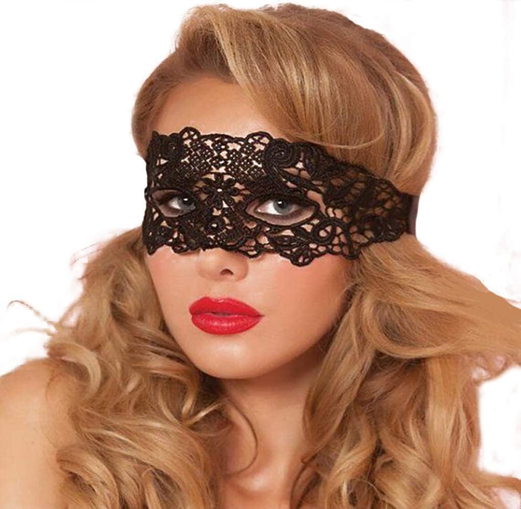 Masquerade Mask for Women Lace Masks Venetian Masquerade Party Costume Party Halloween Carnival Fit for Adults, Soft