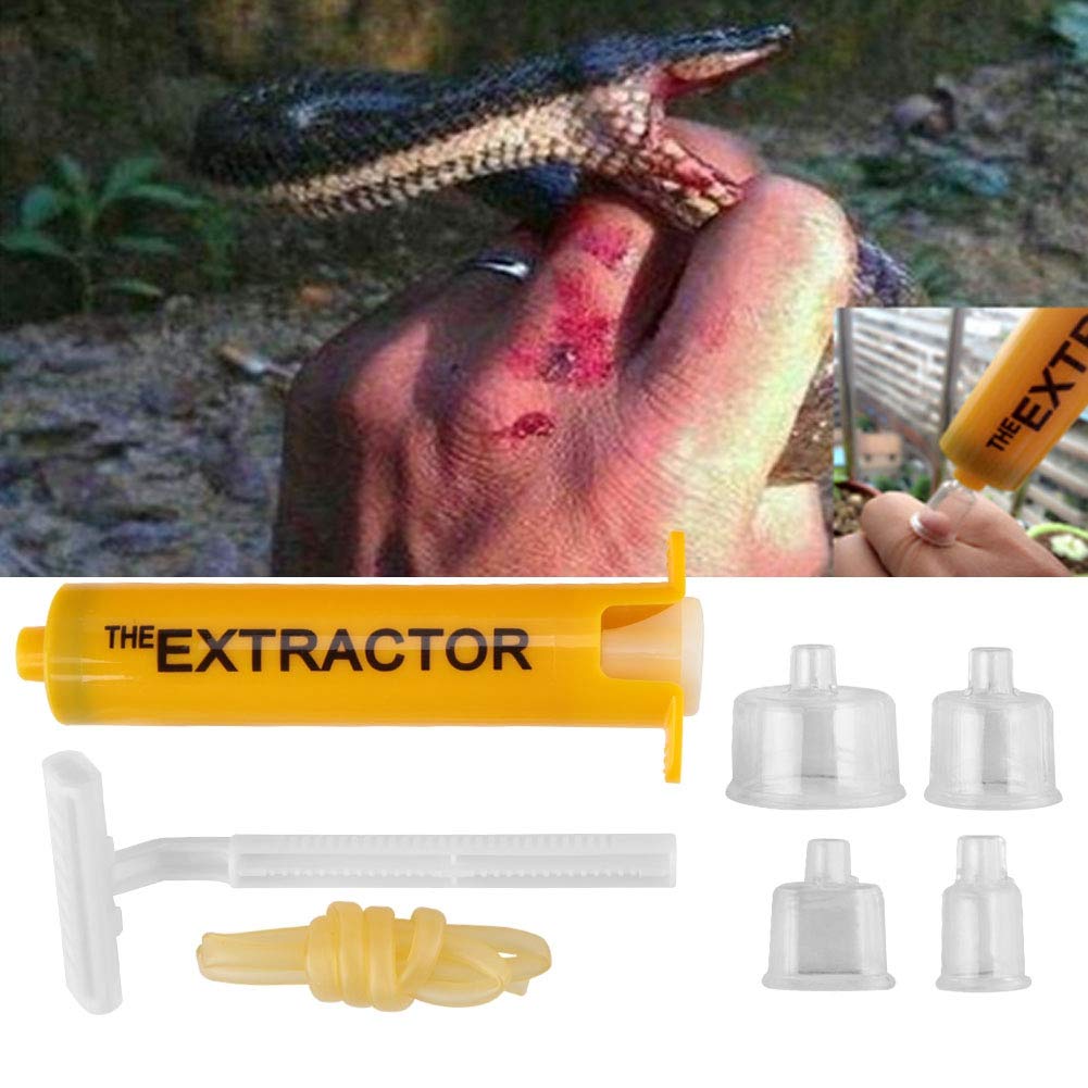 Extractor Pump, Vakuum Extractor Outdoor Snake Bee Blood Extractor Pump For Emergency First Aid