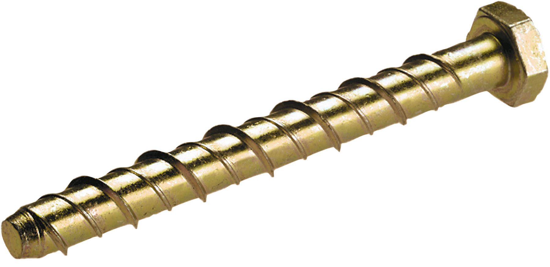 Unifix Yellow V35159 8 X 150Mm Thunderbolt Zinc And Hex Head Masonry Anchor (Box Of 50)