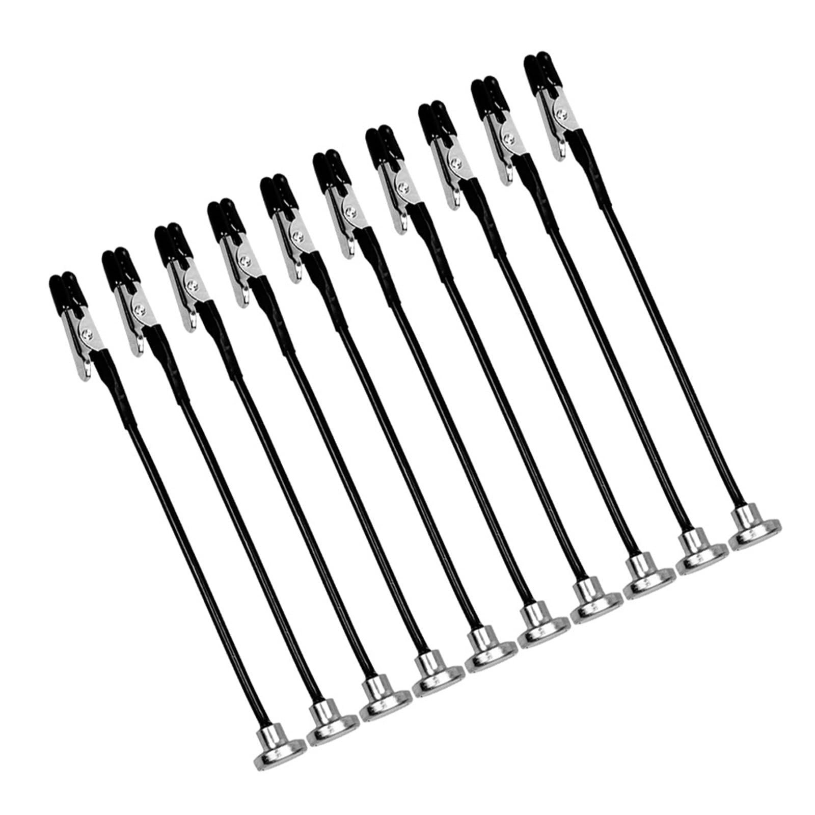10Pcs Alligators Clip Sticks for Stable Model Painting and Crafting Enthusiasts Flexible Clamp Sticks