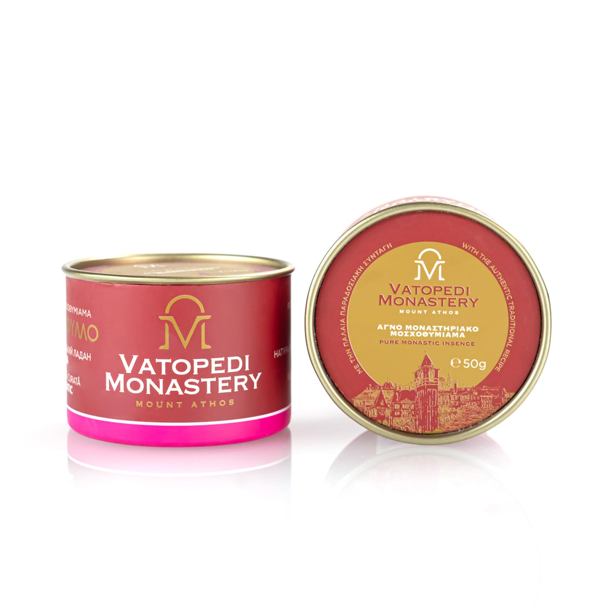 Pure Monastic Incense from Mount Athos with the Authentic Traditional Recipe and Wild Rose Scent 50gr — image 1