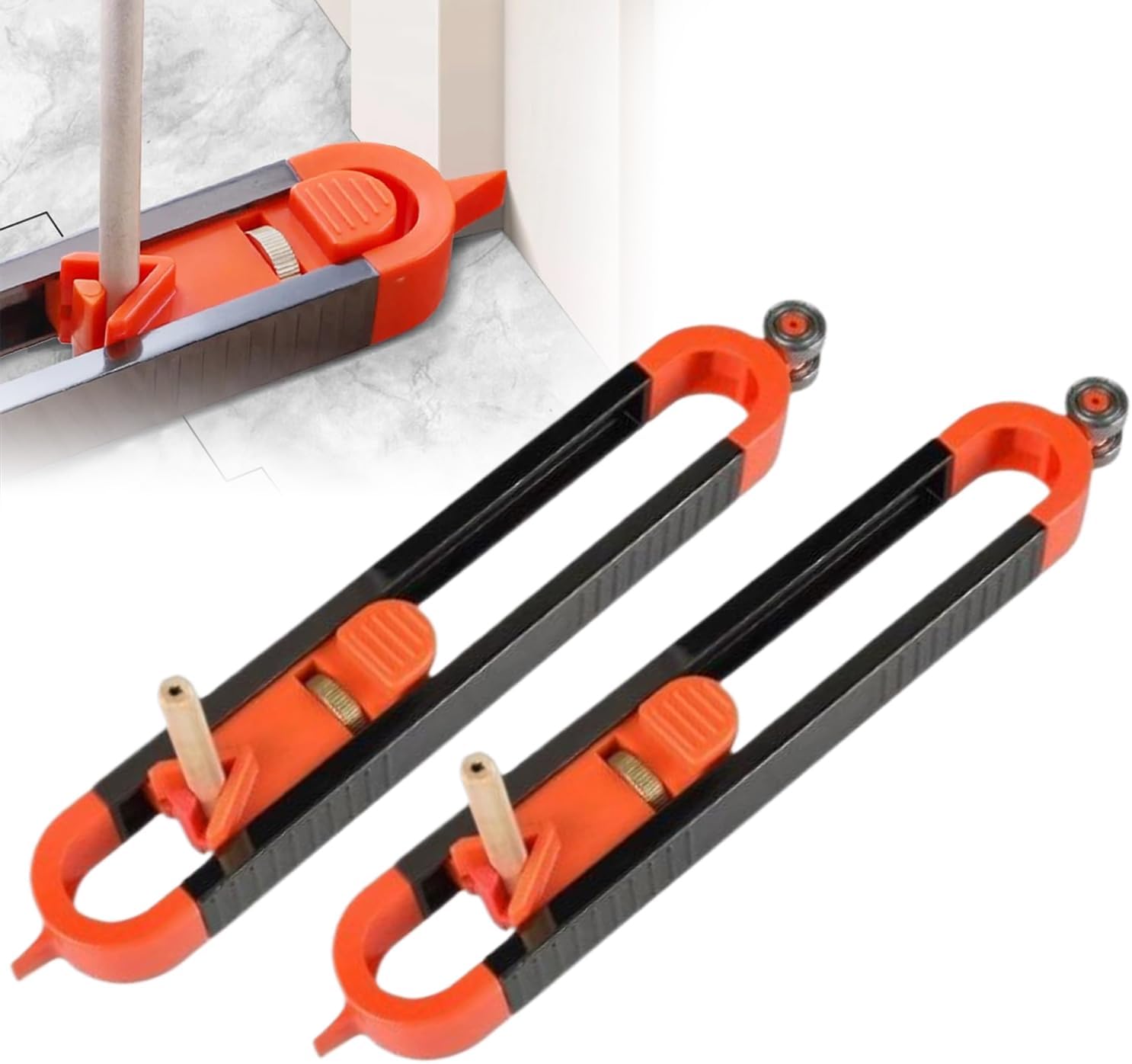 Vedere completă a setului de șabloane pentru contur