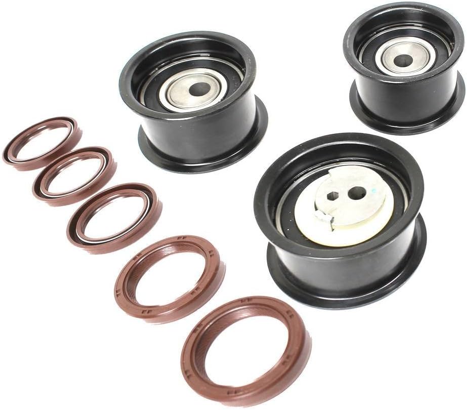 DNJ TBK315WP Timing Belt Kit with Water Pump for 1995-2005 Cadillac, Saab, Saturn 9-5, 9000, Catera 3.0L-3.2L V6 24V DOHC 3000cc