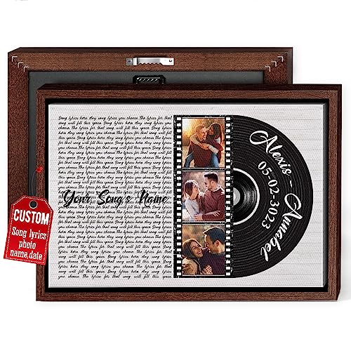 H-DEWALL Customized Song Lyrics Canvas: Perfect Wedding Day Present. Cherish