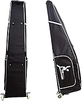 Vista 17 de LEONARK Bolsa de rueda de esgrima con barra de tracción para sable de espada y papel de aluminio - Hema Sword Bag Trolley Case para esgrima traje