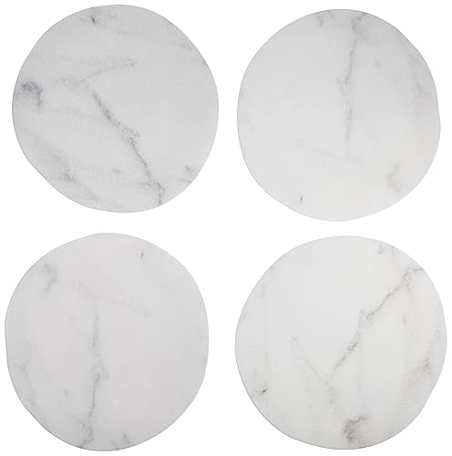 Miniatura 2 de Carlisle FoodService Products CFS Ridge - Plato de plástico sin borde de 11 pulgadas, mármol (paquete de 12)