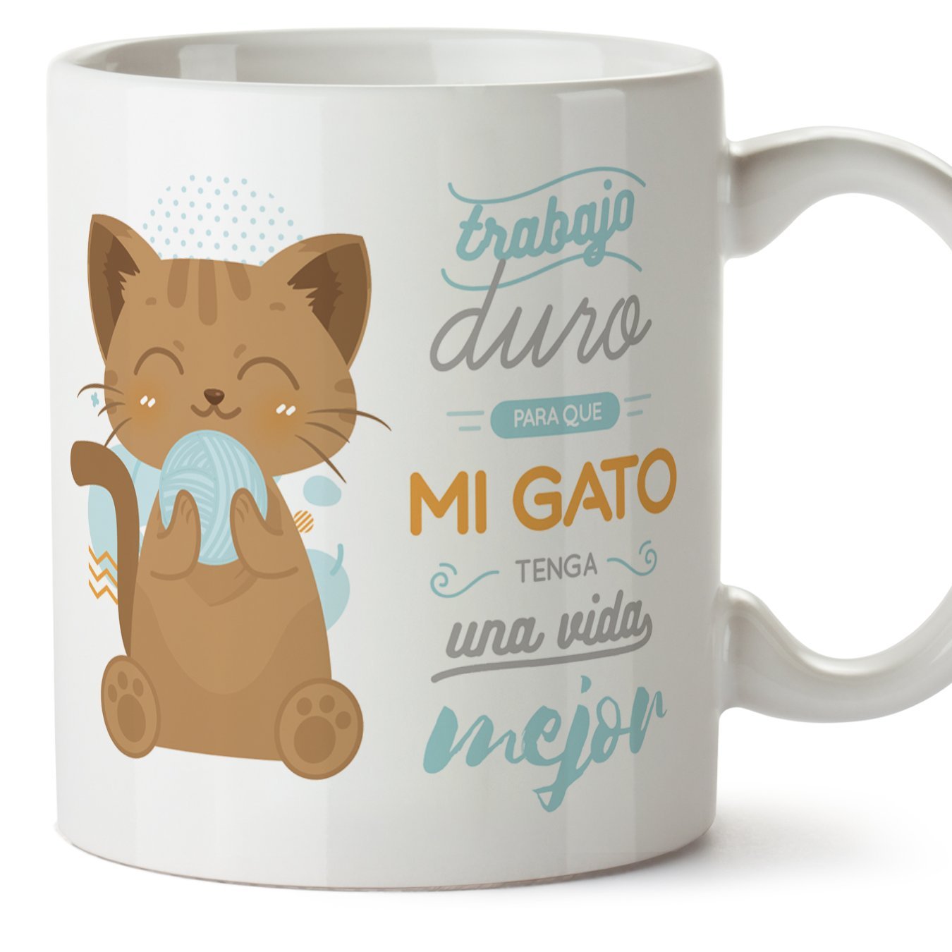 Tazza Gatto MUGFFINS In Ceramica 350ml - Idea Regalo Originale Per Amanti Dei Gatti E Animali Domestici