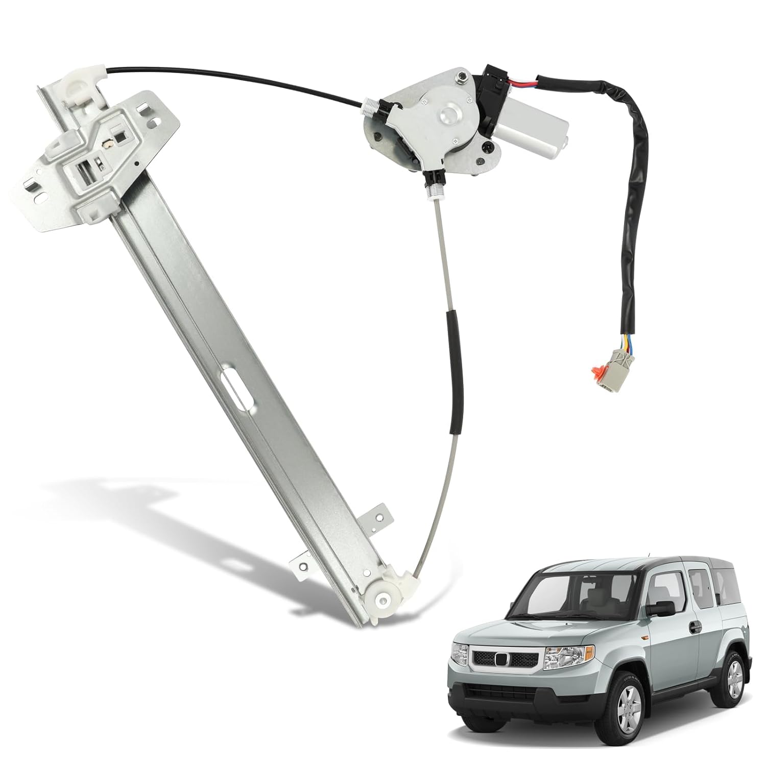 748-131 Front Driver Left Side Power Window Regulator with Motor Assembly Fit for 2003-2011 Honda Element