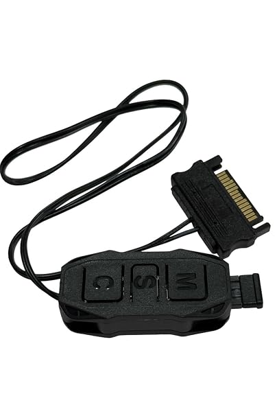 ARGB Kontrolcü 5v 3 Pin - SATA Siyah RENK ARGB Dönüştürücü RGB Denetleyici Kablo