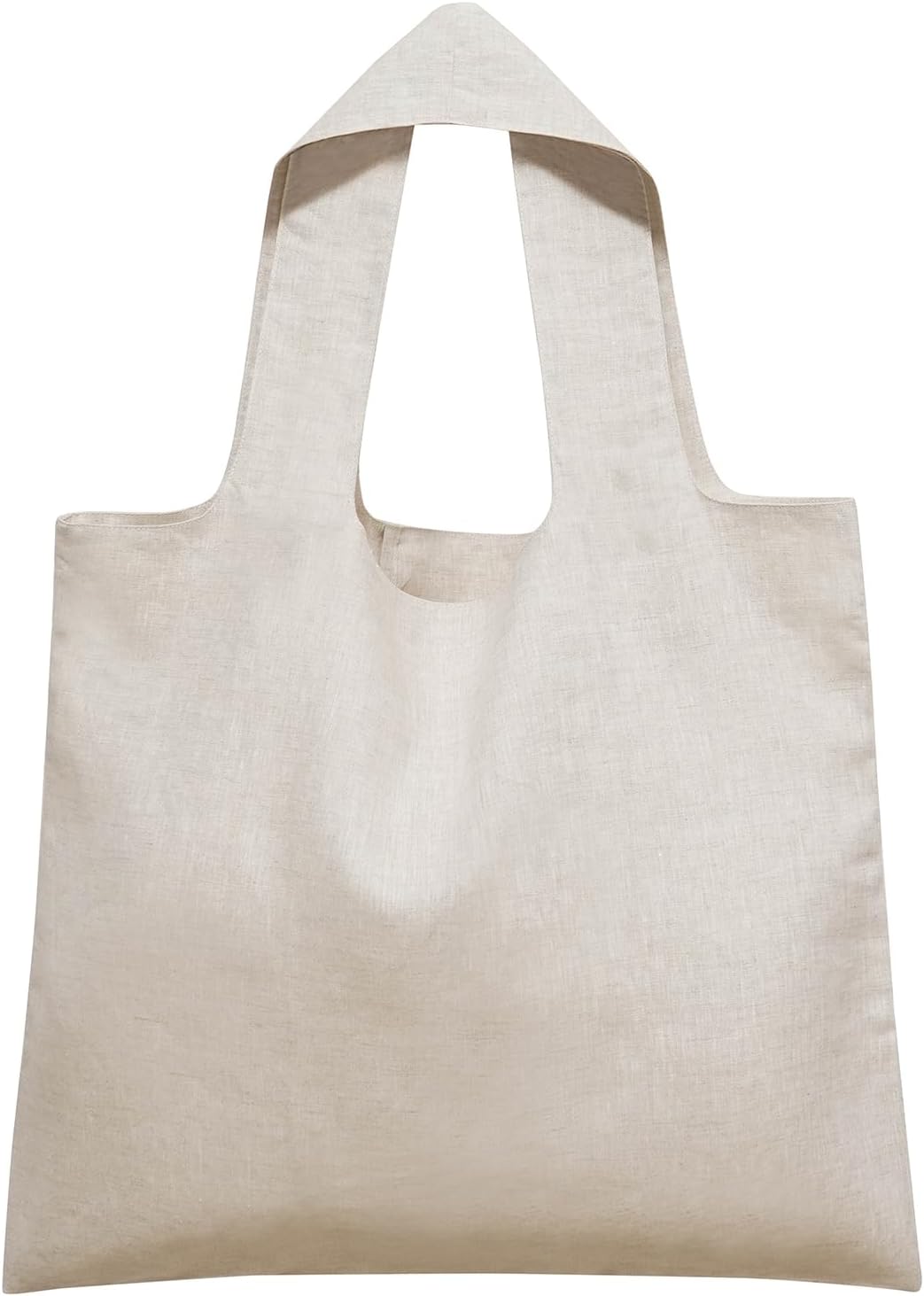 100% Pure Linen Reusable Shopping Bags for Shoulder Grocerie Bags Heavy Duty with Handles