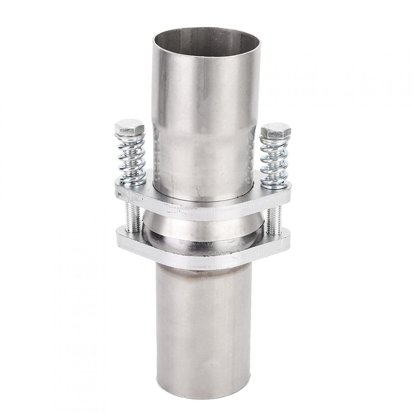 Repair Pipe Kit,Exhaust Flange Repair Piping Kit, Stable Performance,Universal 2.5in Stainless Steel Quick Fix Exhaust Spring Bolt Flange Automotive Flange