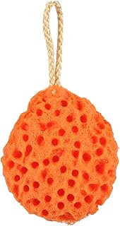 Bath Sponge, Foam Loofah Sponge, Body Shower Sponge, Body Wash Sponges Loofah Body Scrubber Shower Sponge, Cleaning Loofahs Sponge Body Sponges for Cleaning Exfoliating (Orange)