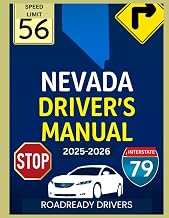 Nevada Driver's Manual 2025-2026: DMV Learner’s Permit Study Guide with Practice Questions Based on the Latest Official DMV Handbook - Full Size (8.5”x 11”)