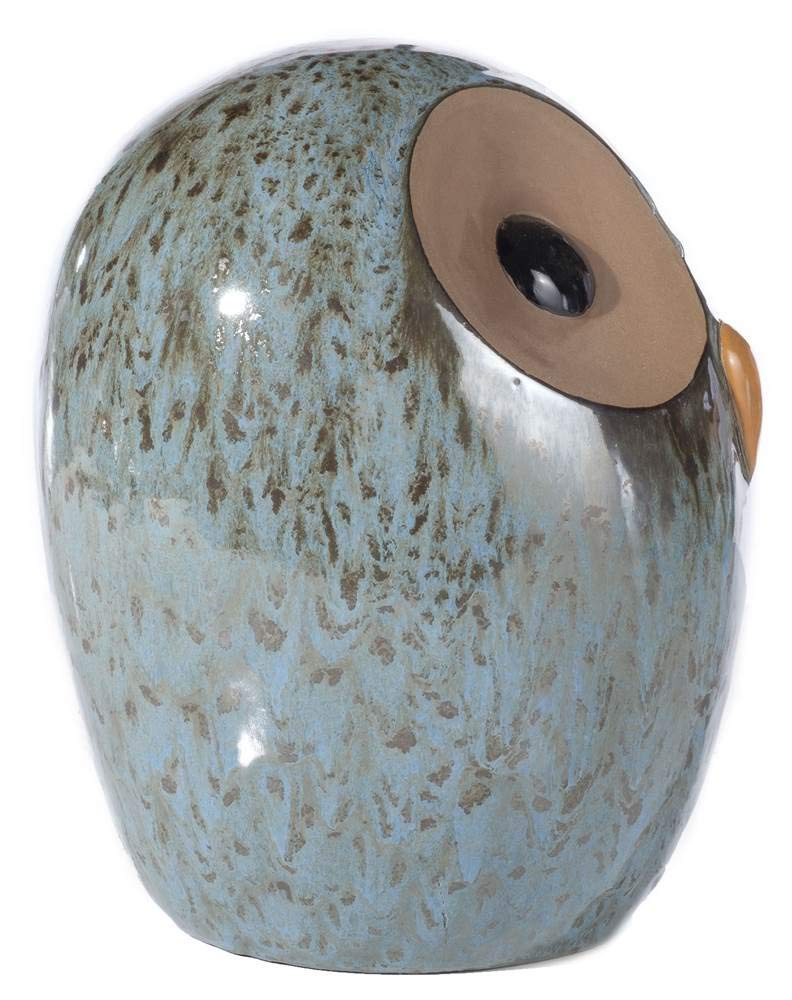 Ceramic Owl Figurine, Large
