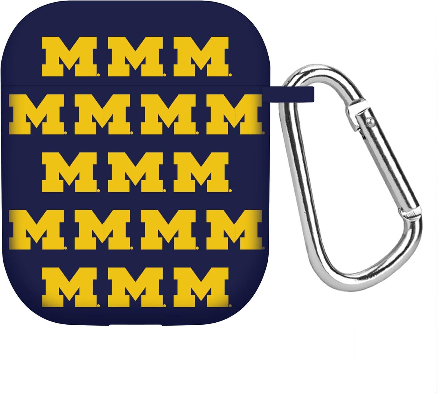 Affinity Bands Michigan Wolverines HD Combo Package Compatible with Apple Watch and AirPods Gen 1 & 2 (42/44/45/49mm (46mm Series 11) Short Repeating)