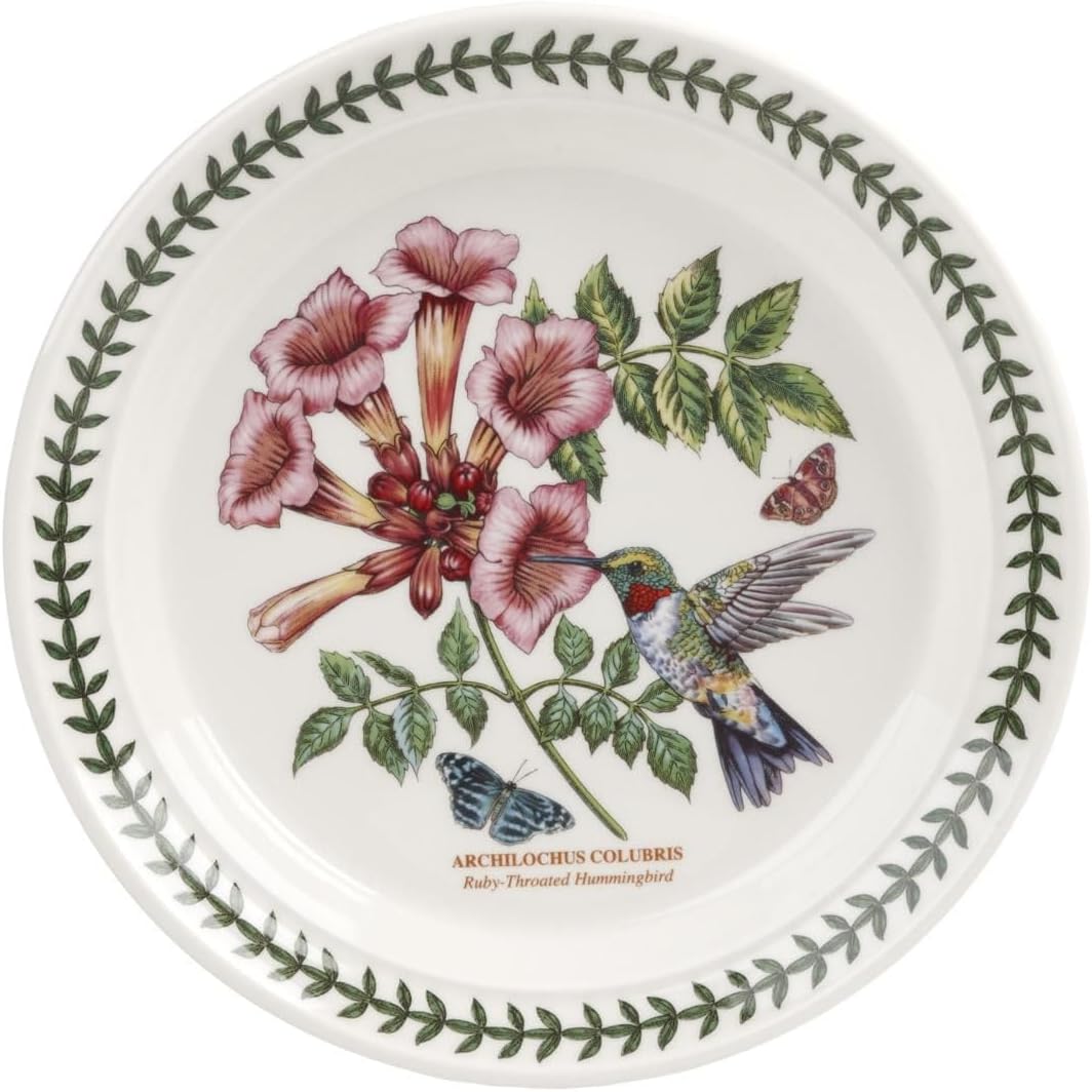 Amazon.com | Portmeirion Botanic Garden Birds Dinner Plate | 8.5 Inch ...