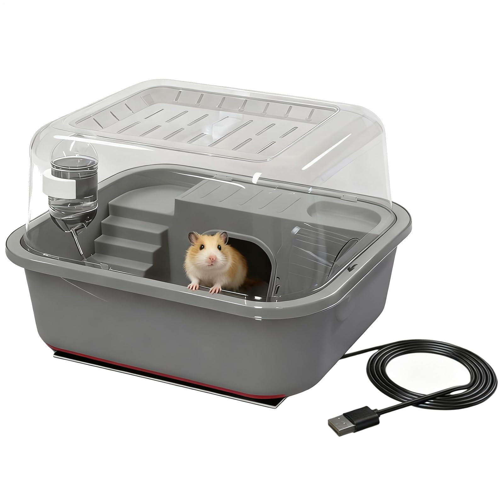 Cage transparente pour hamster idéale pour l'éveil des enfants en salle de classe