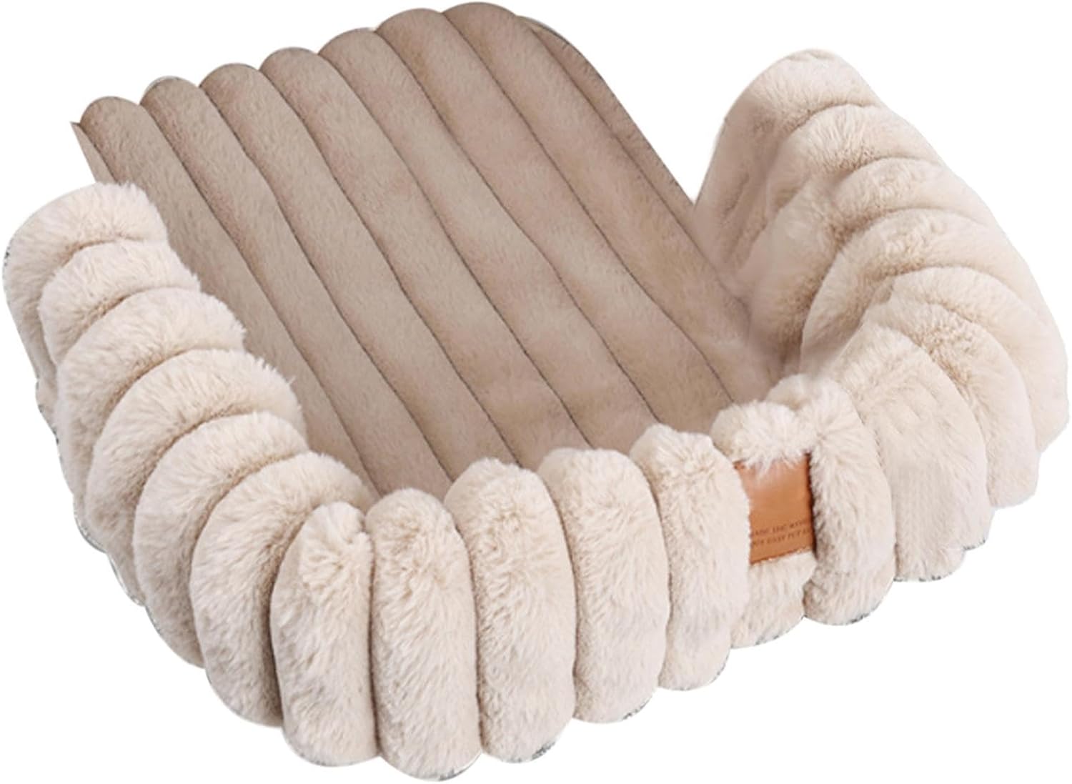 Pet Stroller Cushion – Polyester Short Plush 20.87x12.6x9.06 Inches | Pet Stroller Cushion Pad | Dog Strollers Pads Soft Comfortable Pets Seat Liner | for Pets Travel Strollers Comfort Support