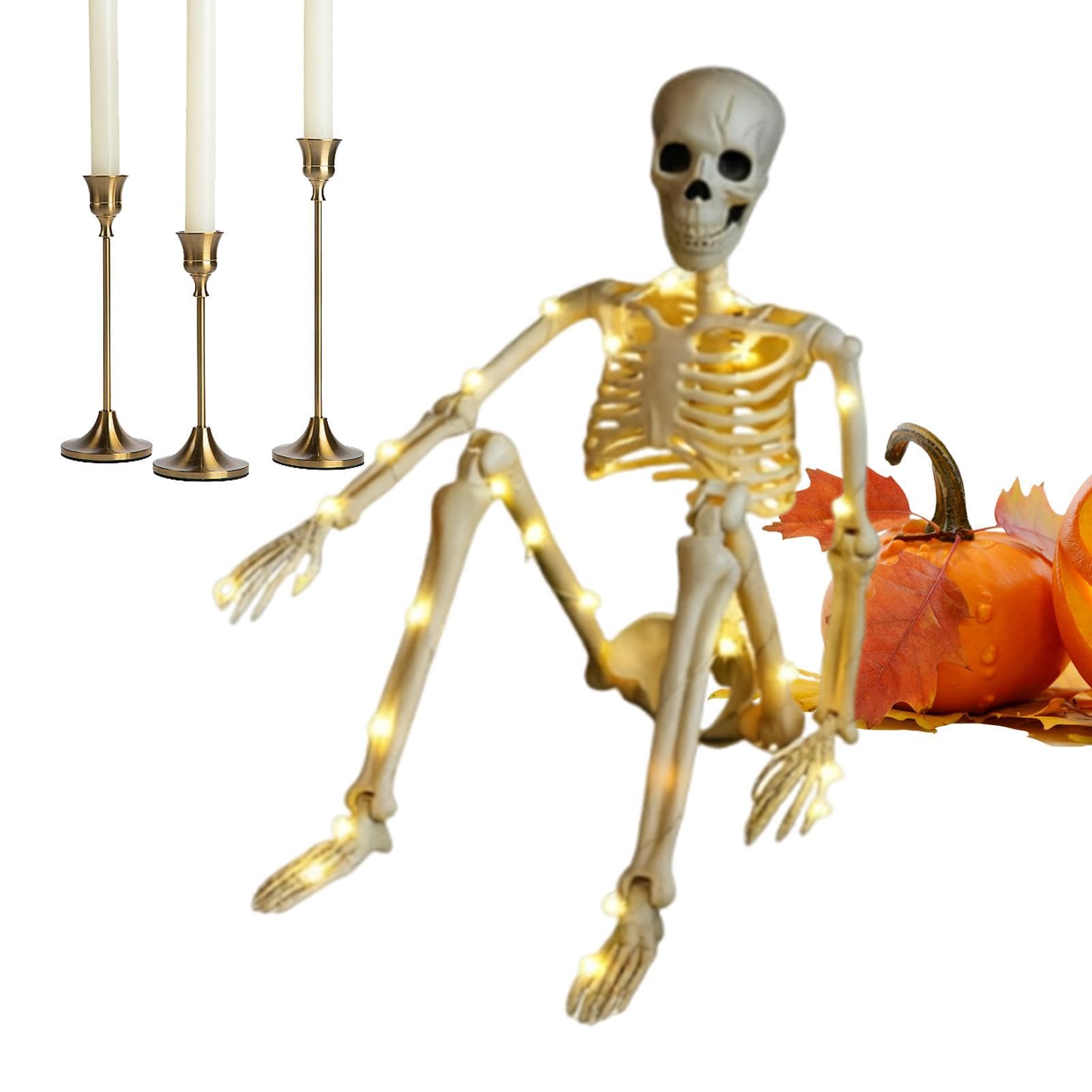 Decorazioni di scheletro di Halloween 30 pollici Posable Spooky Decor con