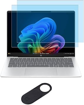 2 Pack Screen Protector for HP OmniBook 5 Flip 14 & OmniBook 7 AI 14 & OmniBook X 14 / OmniBook X Flip 14 Inch Laptop, Anti-Blue Light Anti-Glare Filter, Reduces Eye Strain, Anti Fingerprint