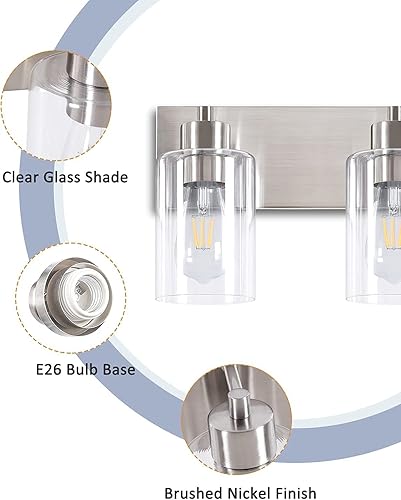 Miniatura 4 de KW-7301-3 lámparas de tocador de baño de 3 luces, aplique de pared moderno para interiores, luces de baño sobre espejo, lámparas de iluminación de