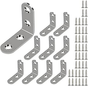 Amazon.com: SZYDD Stainless Steel Corner Code 10 Pieces/Set Stainless ...