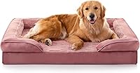 Vista 9 de FURTIME Cama ortopédica para perros extra grandes – Sofá cama impermeable XL para perro, cama de espuma de apoyo ultra cómoda con funda extraíble