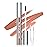 Cilrofelr Peel Off Lip Liner Stain with Tweezer, Long Wear Tattoo Lip Liner, Peel Off Lip Stain with Matte Finish, Long Lasting, Waterproof, Transfer-proof, Highly Pigmented Color (Nude Beige)