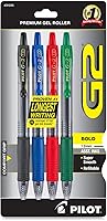Vista 1 de Bolígrafos Pilot G2 prémium, con bola de tinta de gel y retráctiles, Colores Variados Paquete de 4