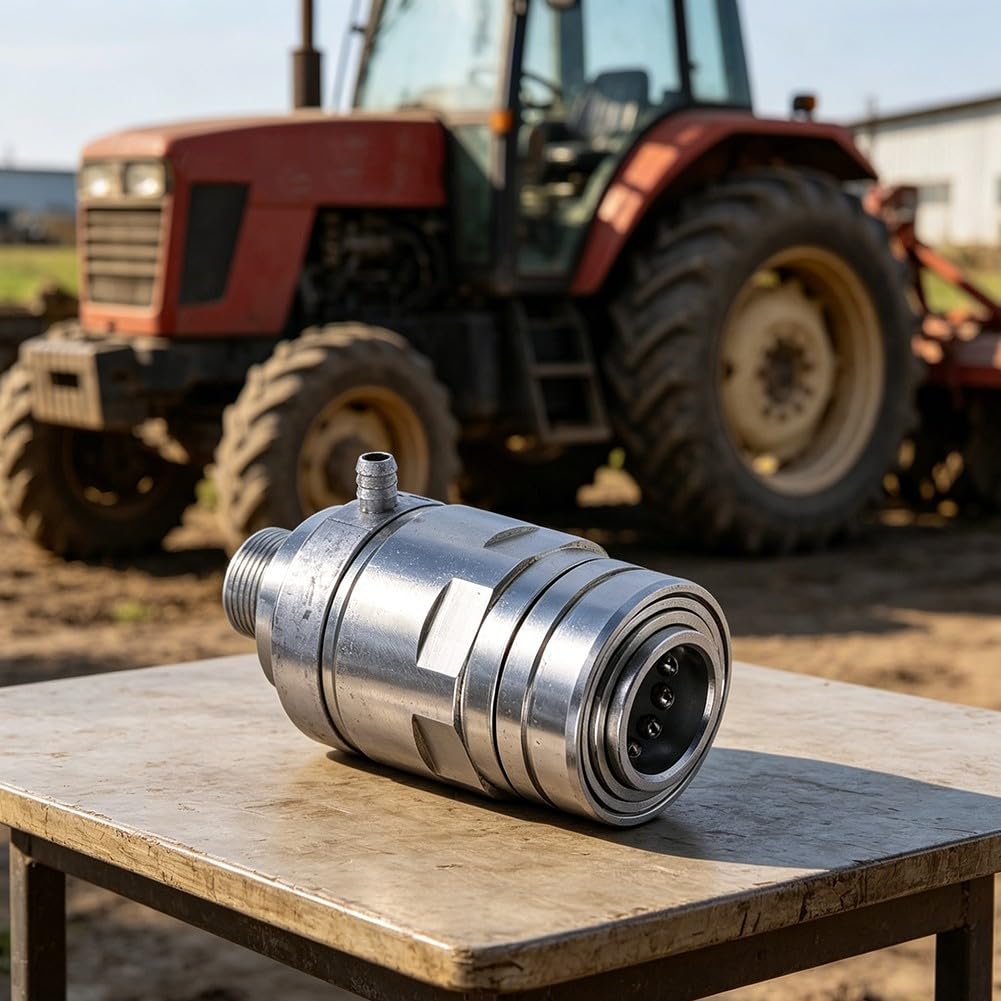 Hydraulische Schnellkupplungsbuchse AL210587 für 6125M 6130 - Robuster ISO 5675 Auslaufsicher Landwirtschaft Traktor Ersatzteil