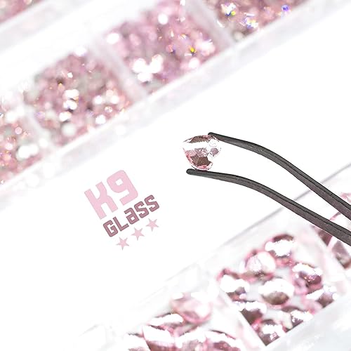 Miniatura 72 de 4 Boxes Emerald Green Rhinestones Glitters 24 Shapes K9 Glass Gems Stones Flatback Round Diamonds Crystals Nail Art Charms Supplies for Nails Faces