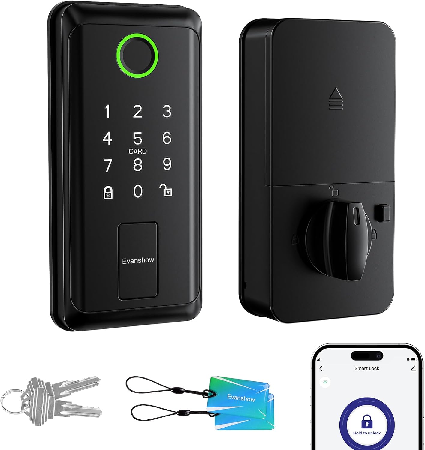 Keypad Smart Door Knob Lock, Door Knob with Locks, Keyless Entry Lock with Handle 6-in-1 Biometric Door Knob with Passcode Keypad App,Door Locks for Bedroom Home Hotel Office Apartment Keypad Smart Door Knob Lock, Door Knob with Locks, Keyless Entry Lock with Handle 6-in-1 Biometric Door Knob with Passcode Keypad App,Door Locks for Bedroom Home Hotel Office Apartment