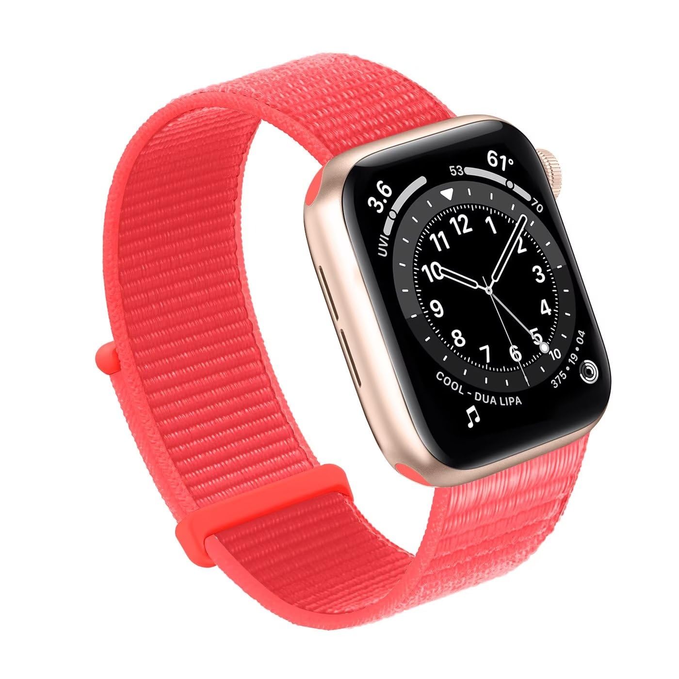 Compatible with Apple Watch Bands Women Men 46MM 45MM 44MM 42MM 41MM 40MM  38MM,Nylon Sport Loop Strap for iWatch Series 10 SE