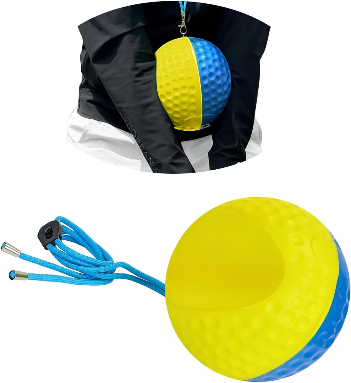 Golf Training Aid Ball for Impact Precision & Consistent Swings - Master Body Connection to Fix Slicing, Scooping & Chicken Wing | Simple and Effective Golf Training Tool