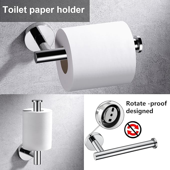 Juego De Accesorios De Baño De 5 Piezas, Juegos De Toalleros