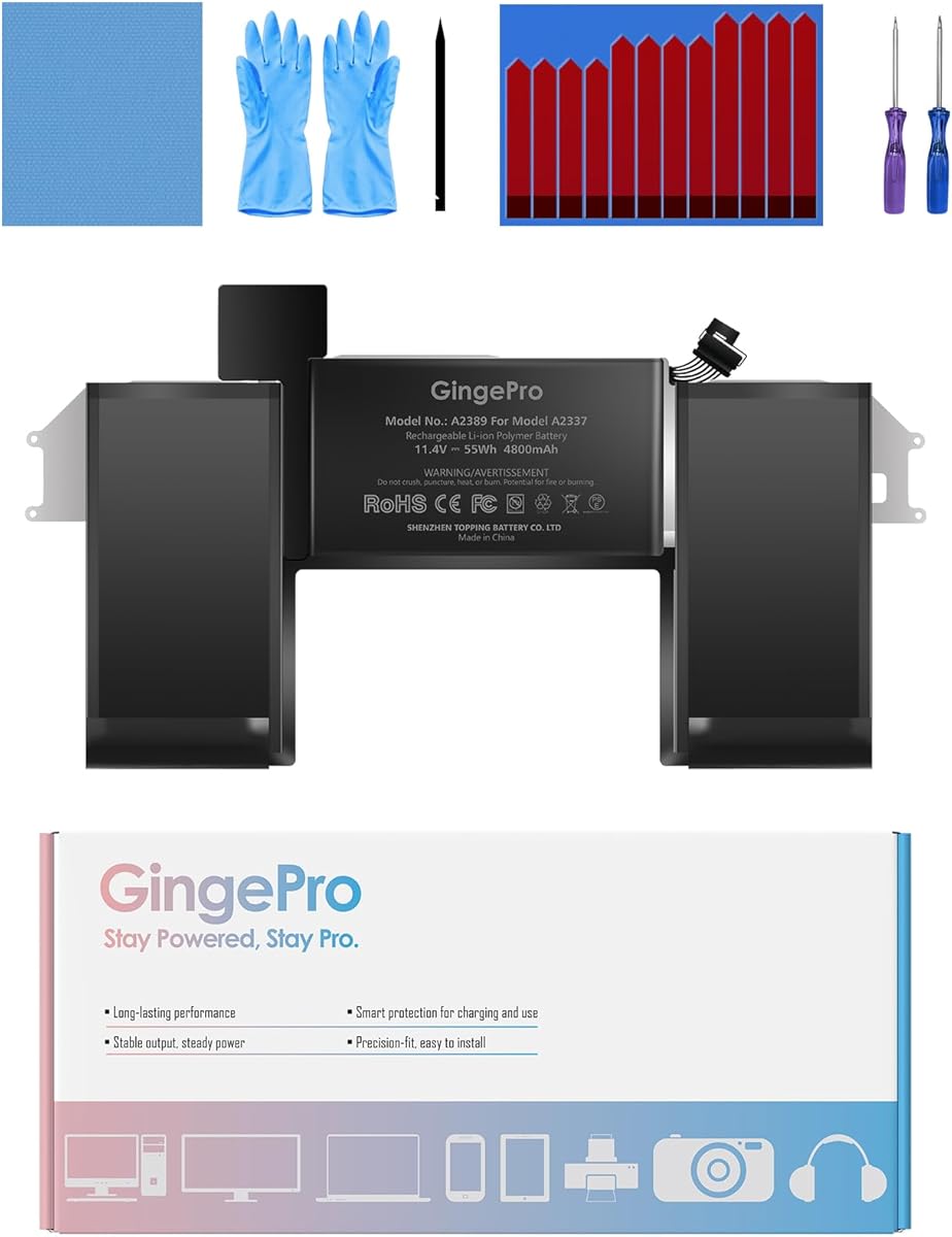 Battery Replacement for MacBook Air A2337 13-inch (2020 M1) A2389 Battery