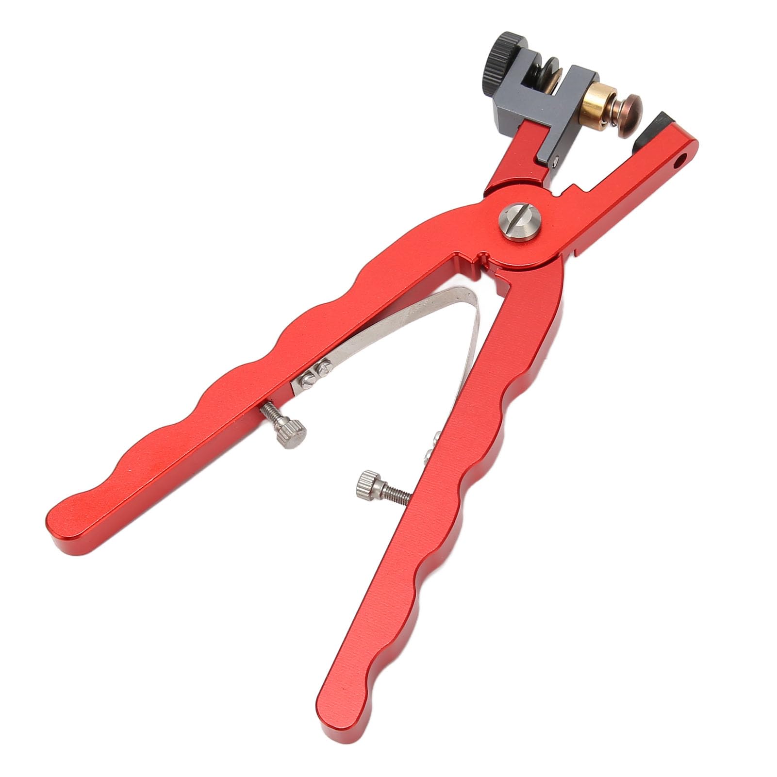 Alicates Perforadores de Cuero, Herramienta Perforadora de Correa de Reloj de Acero Inoxidable con Ergonómico, Alicates de Fijación de Correa para Cinturones Finos, Zapatos, Manualidades de